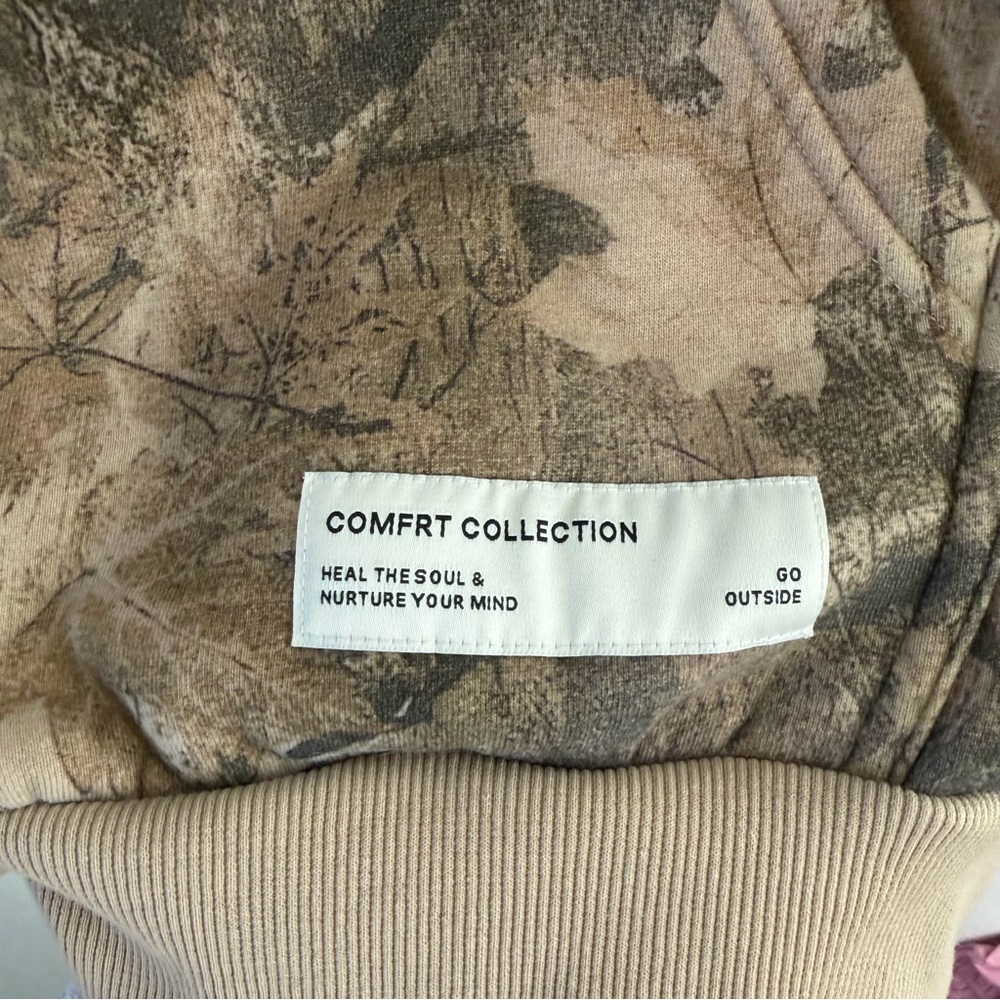 Comfrt Unisex Camo Camouflage Nature Hoodie Sweatshirt Size XL - Picture 4 of 6